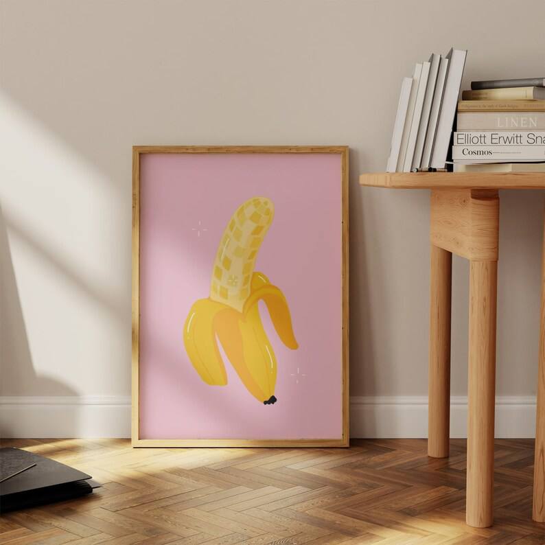 Banana Girl Art Print
