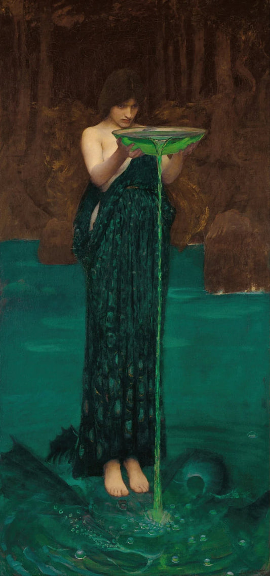 Circe Invidiosa by John Waterhouse (English, 1892)