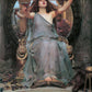 Circe Offering the Cup to Odysseus by John William Waterhouse (English, 1891)