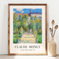 Claude Monet Art Print, Artist's Garden, Sunflowers Art, Flowers Home Decor, Botanical Monet Reproduction Exhibition Poster, PRINTABLE art