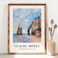 Claude Monet Art Print, The Rock Needle, Cliff Sea Art, Coastal Home Decor, Beach art, Monet Reproduction Exhibition Poster, PRINTABLE art