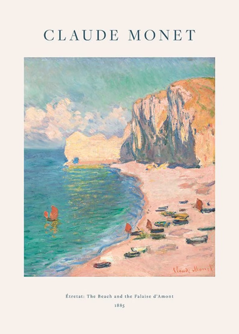 wall art, vintage wall art, Claude Monet,housewarming gift, Gifts for girls, Gifts for friends, Gifts for Boys, Gifts, Exhibition Print, Birthday Gifts