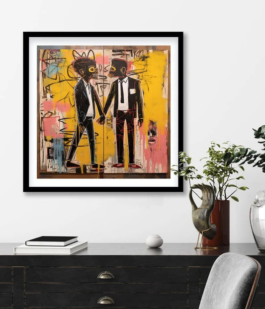 Contemporary Art Poster, LGBTQ poster, Surrealist Expression Painting - Abstract Art, Mind-Bending Wall Decor, Modern Artwork, Aesthetic