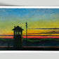 Edward Hopper Railroad Sunset Art Print - Vintage Train Landscape Wall Decor, Nostalgic Americana Poster, Sunset Painting Wall Art