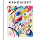 A poster of the artwork "Composition in Red, Blue, Green, and Yellow" by Kandinsky. This wall art features a vibrant abstract painting with bold colors and dynamic shapes, typical of Kandinsky's style. At the top of the poster, "KANDINSKY" is written in large letters. Perfect for home decor and adding a touch of modern art to your home gallery wall or office.