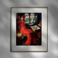 This framed "Lady of Shalott" poster is highlighted against a neutral background, emphasizing its elegance and timeless appeal. Perfect for creating a focal point in any room. Keywords: Fine Art Print, Lady of Shalott Poster, Classical Art, Home Decor, Wall Art.