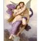 This stunning poster is a high-quality reproduction of "Cupid and Psyche" by William-Adolphe Bouguereau. The artwork depicts Cupid, with his soft angelic wings, tenderly holding Psyche as they ascend through the clouds. Psyche is draped in a flowing purple fabric, and the emotion of love and serenity is beautifully portrayed in their expressions and embrace. This Bouguereau Poster brings classical elegance and romanticism to any space, making it perfect for lovers of fine art and classical mythology. Ideal 