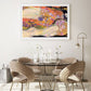 Displayed in a sleek frame, this iconic Klimt painting adds a sophisticated touch to the room. The graceful, intertwined figures and rich colors create a sense of harmony and artistic luxury, perfect for modern decor.