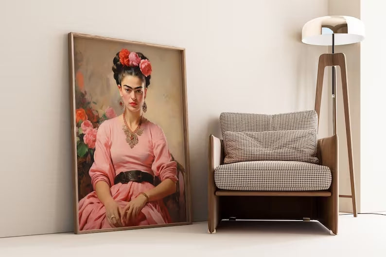 Frida Kahlo Art | Frida Kahlo Large Size | Frida Kahlo Print | Home Gallery Wall | HIGH QUALITY PRINT | Modern Art | Room Decor | Wall Art