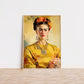 Frida Painting | Yellow Frida Kahlo | HIGH QUALITY PRINT| Frida Kahlo Poster | Famous Artist | Wall Art | Home Decor | Housewarming Gift