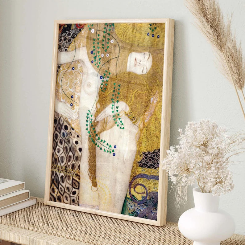  Wall art, Home Decor, Vintage Poste, Poster, Vintage, housewarming gift, Gifts for sister, Gifts for mom, Gifts for friends,Gifts, 	Art, Painting, Klimt