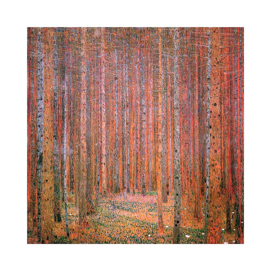 Bosque de pinos - Gustav Klimt 