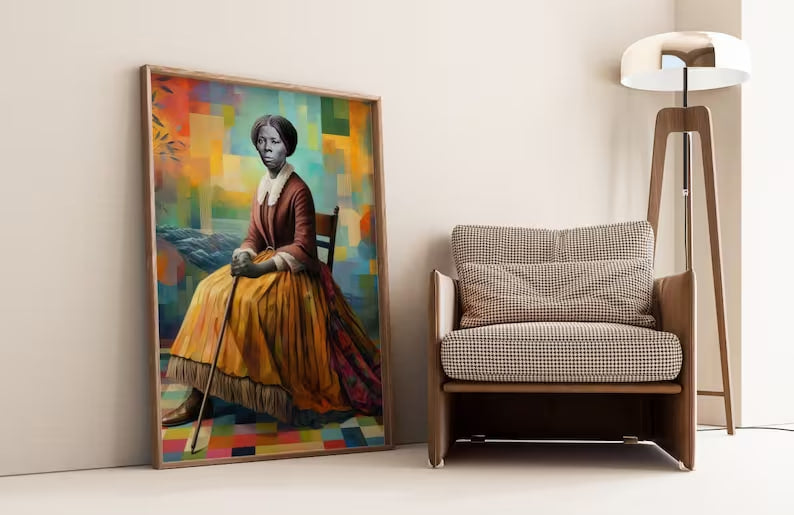 Wall art, Vintage Poste, poster, housewarming gift, Gifts for sister, Gifts for mom, Gifts for girls, Gifts for friends, Gifts, African American Art, Social Justice Print, Black History Art, Feminist Poster, Harriet Tubman Childrens Prints