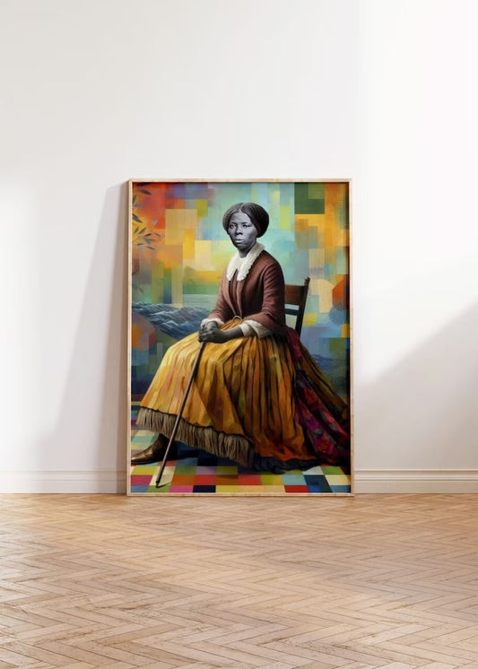 Harriet Tubman Vintage Poster - Civil Rights Icon, Freedom Fighter Art, American History Art Print |HIGH QUALITY POSTER| Vintage Wall Decor
