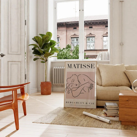 Henri Matisse- Feminist movement | HIGH QUALITY POSTER | Ideal Home Decor, Exhibition Vintage Line Poster, Minimalist Wall Art