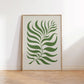 Henri Matisse Poster - Matisse Print, Green Leaf Painting | HIGH QUALITY POSTER| Large size, Minimalist Wall Art, Modern home decor