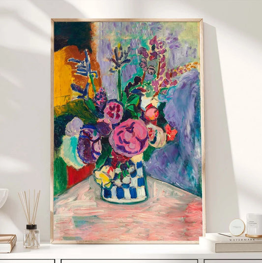 Henri Matisse Print, Flowers Wall art, Botanical Print, Gallery Wall Art, Matisse Les Pivoines, Still Life Art Print, PRINTABLE art