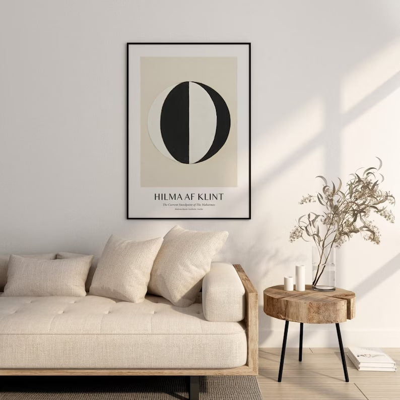 Vintage Poste, poster, housewarming gift, Gifts for sister, Gifts for mom, Gifts for girls, Gifts for friends, Gifts,art, Famous Artist Poster, Hilma Poster, Hilma Af Klint