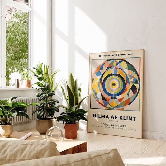 Vintage Poste, poster, housewarming gift, Gifts for sister, Gifts for mom, Gifts for girls, Gifts for friends, Gifts,art, Famous Artist Poster, Hilma Poster, Hilma Af Klint
