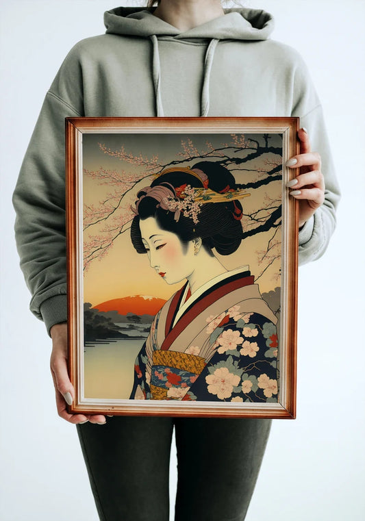    Wall art, Home Decor, Vintage Poste, Poster, housewarming gift, Gifts for sister, Gifts for mom, Gifts for girls, Gifts for friends,Gifts, Japanese
