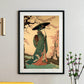 Japan Art - Woman with a parasol - Tsuchiya Koitsu Print Ukiyo-e Poster Edo Period Japan Koitsu Poster Wall Art Living Room Print