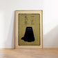 Japanese Cat Poster, Black Cat, Animal Wall Art Decor, Cat Lovers Gift, Oriental Art, |HIGH QUALITY POSTER| Japanese Art Print, Asian decor