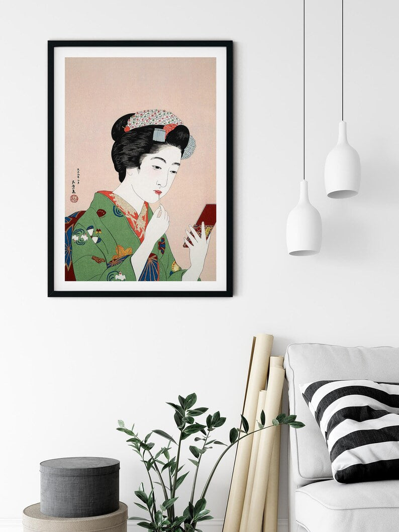 Wall art, Home Decor, Vintage Poster, Poster, housewarming Gift, Gifts for sister, Gifts for mom, Gifts for friends, Gifts,  Art, Japanese