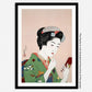 Japanese Poster, Art Print, Woman Applying Makeup, Japanese Painting by Goyō Hashiguchi, Home Decor, Gift Idea, Japanese Art
