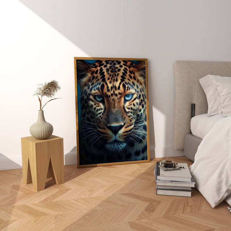 Trend wall decoration, Fashion wall art, Fashion room decoration, leopard poster, Leopard print, leopard painting, Dark room decoration, luxury home decoration, feline painting, Leopard closeup, safari theme, Feline lover gift, baby gifts, Gifts for wife, Gifts for sister, Gifts for mom, Gifts for husband, Gifts for girls, Gifts for children, Gifts for girlfriend, Gifts for boyfriend, Gifts for dad, Christmas presents, anniversary gifts, Birthday gift, Gifts for friends, Gifts for new house