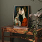  wall art, Vintage lesbian art,poster, Lesbian Kissing Art, housewarming gift, home decor, Gifts for girls, Gifts for friends, Gifts, Birthday Gifts, art print