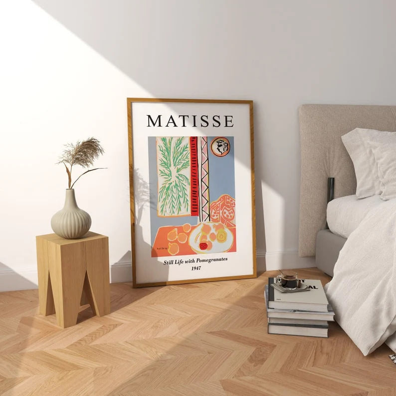 Matisse Print | Pomegranates painting by Henri Matisse | Matisse Exhibition Poster | HIGH QUALITY PRINT | Famous Artist | Home Gallery Wall