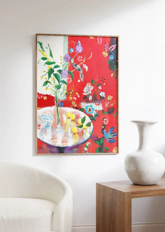 Matisse Red Painting | Henri Matisse Poster | Matisse Asian Chinoiseries | HIGH QUALITY PRINT | Famous Artist | Gallery Wall | Matisse Print