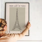 Minimalist City Poster, Eiffel Tower Print, Paris Landmark Decor, Fine Art Print, Modern Wall Art, French Icon Artwork, Contemporary Decor