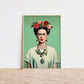 Mint Green Frida Kahlo Painting | Frida Kahlo Print| HIGH QUALITY PRINT| Home Gallery Wall Art | Inspiring woman | Frida Kahlo poster
