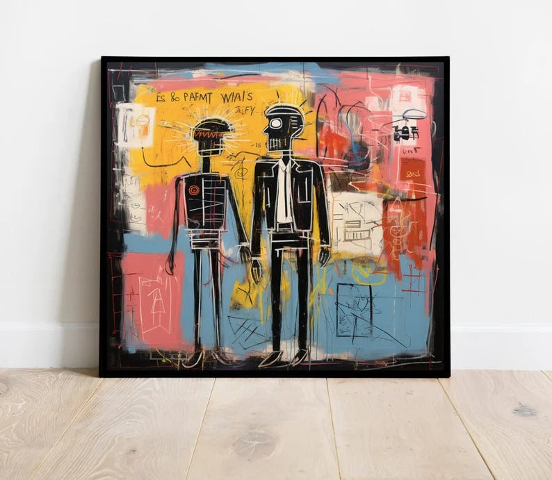 Modern Art Poster, LGBTQ poster, Contemporary Art, Modernist Artwork, Abstract Wall Art, Expressionism Artwork, Colorful Home Decor, Gay Art