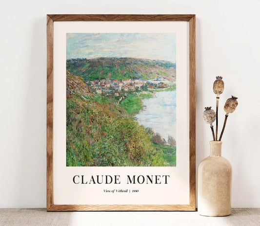 Monet Print, Mountains Landscape, Claude Monet Wall Art, Coastal art Poster, Trees Ocean Print, Monet Poster Digital Print, PRINTABLE art