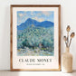 Monet Print, Valle Buona Near Bordighera, Claude Monet Wall Art, landscape art Poster, Mountains Print, Monet Poster Digital, PRINTABLE