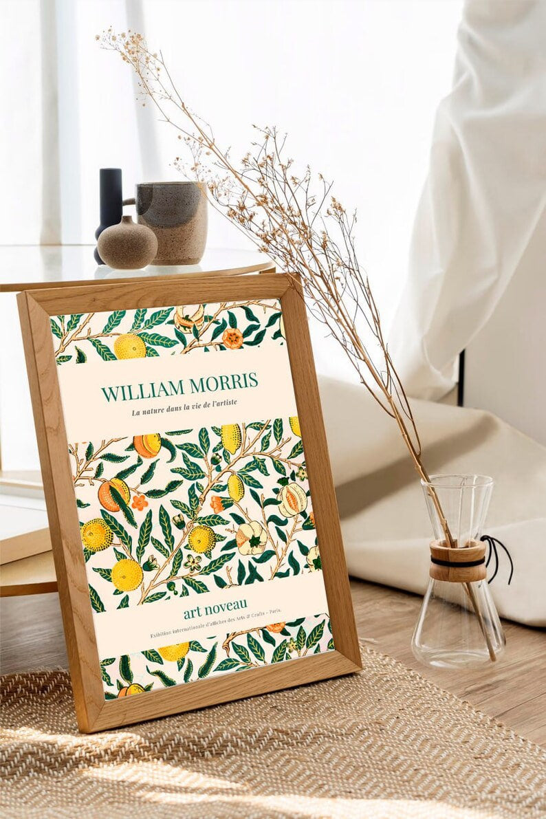 Wall art, print, Poster, Housewarming, Home decor, Girl, Art print, art, Aesthetic, Gifts, Vintage, Vintage Poster, Vintage Wall Art, Flower Art, William Morris