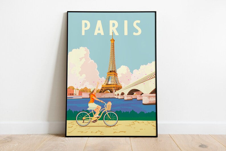 Paris Exhibition Poster, Eiffel Tower Wall Art, French Art Print, Vintage Parisian Decor, Travel Artwork, Neutral Wall Art, Beige Home decor  wall art, print, poster, Housewarming, home decor, girl, art print, art, aesthetic, Gifts, Vintage, Vintage Poster, Vintage Wall Art