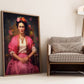  Vintage Poster Frida, poster, Mexican Artist, housewarming gift, Gifts for sister, Gifts for mom, Gifts for girls, Gifts for friends, Gifts,Frida Print, Frida Portrait, Frida Kahlo
