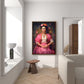 Pink Frida Kahlo Painting | Frida Poster | Frida Kahlo Print | HIGH QUALITY PRINT | Inspiring woman Art | Large size | Home Gallery Wall Art