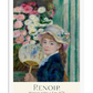 Frau mit Fächer - Renoir-Ausstellungsplakat 