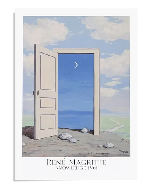 Knowledge - Magritte Exhibition Poster
