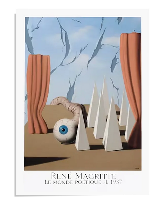 Le Monde - Magritte Exhibition Poster