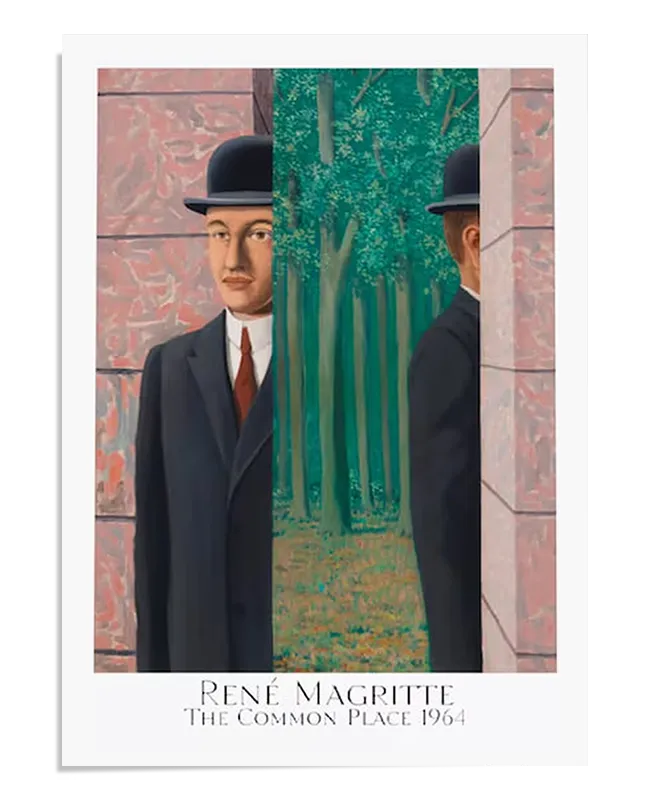 The Common Place - Magritte Exhibition Poster