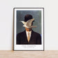 Rene Magritte - The Son Of Man - Museum Poster Illustration Poster Print Aesthetics Wall Art