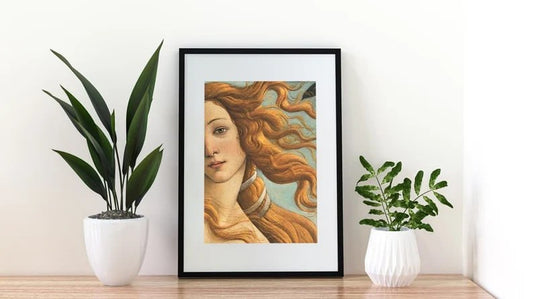 Sandro Botticelli Portrait Poster - Goddess of Love, Renaissance Beauty, Classic Italian Art Print, Vintage Wall Decor, Venus Face Artwork