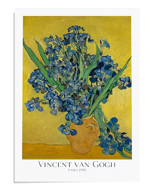 Irises - Van Gogh Exhibition Poster