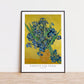 Vincent van Gogh - Irises [1890] - Museum Poster Poster Print Aesthetics Wall Art
