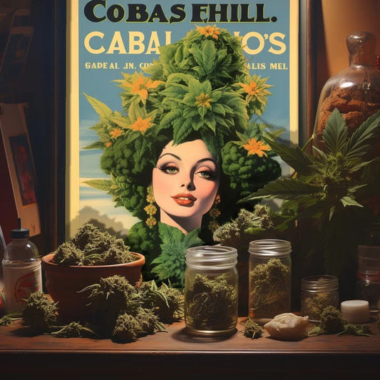 Vintage Advertisement Poster, Marijuana Poster, Weed vintage poster, Retro Cannabis Painting, Marihuana Wall Decor, Cannabis Collectible Art